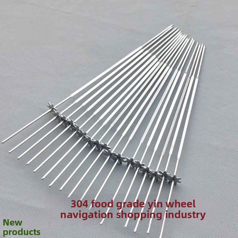 Home Cooking Services - Stainless Steel Rotating Gear BBQ Skewer