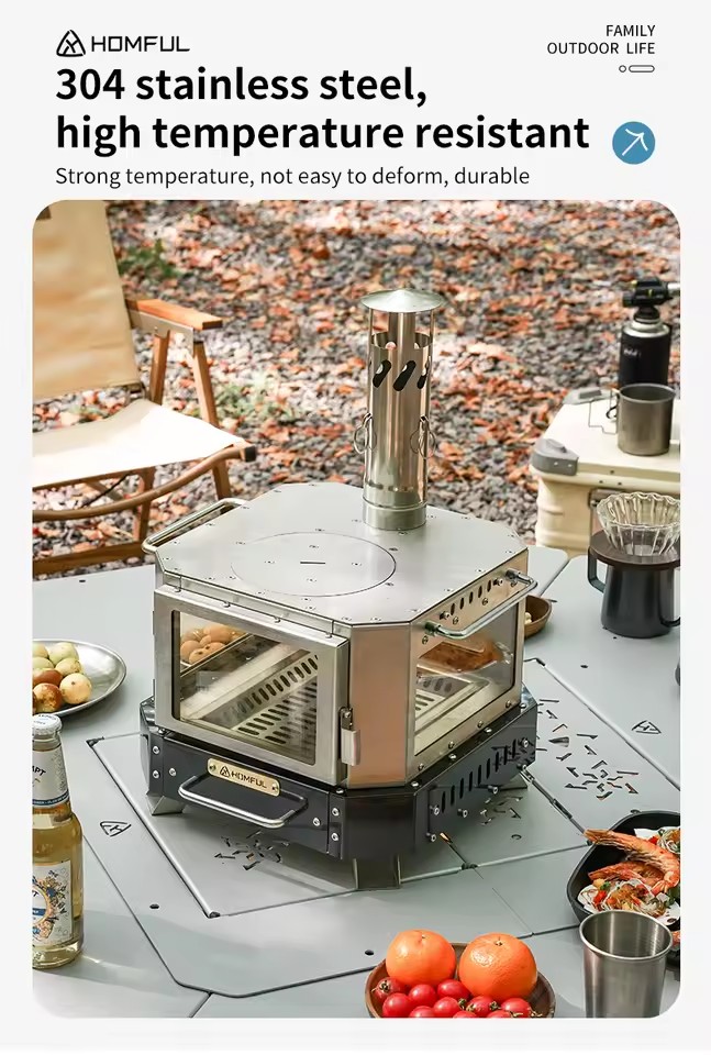 HOMFUL Portable Firewood Stove - огляд і ціна Home Cooking Meals
