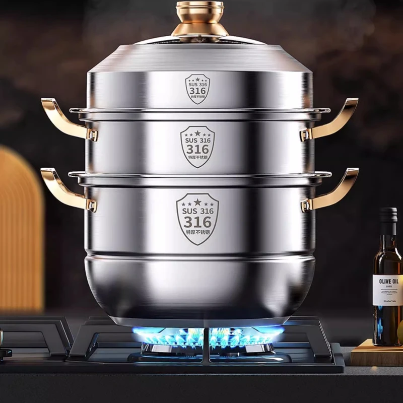 316 Stainless Steel Steam Pot  - огляд і ціна Home Cooking Services