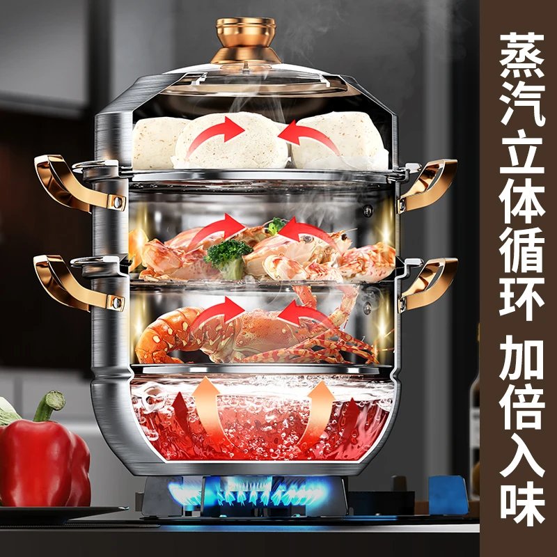316 Stainless Steel Steam Pot  - огляд і ціна Home Cooking Services