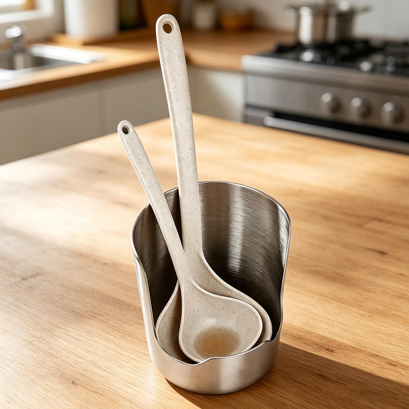 Stainless Steel Spoon Rest Org - огляд і ціна Home Cooking Meals