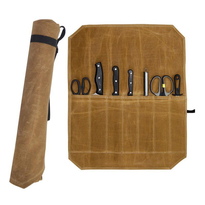Canvas Knife Roll Storage Bag  - огляд і ціна Home Cooking Meals