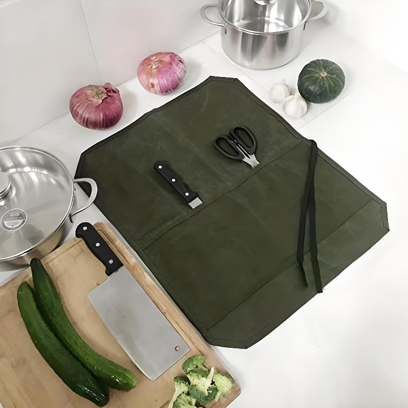 Canvas Knife Roll Storage Bag  - огляд і ціна Home Cooking Meals